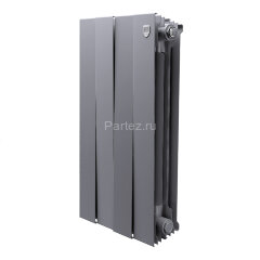 Биметаллический радиатор Royal Thermo PianoForte 500/100-4 (Silver Satin)