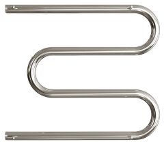 Полотенцесушитель водяной ДВИН M М-образный 50/60 c полкой, полированный (4627086010806)