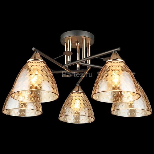 Потолочная люстра Reluce 03674-0.3-05 BK+FG