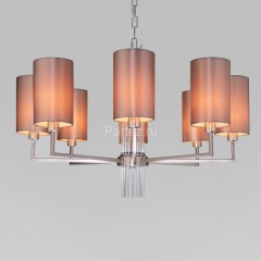 Подвесная люстра Eurosvet 60134/8 никель