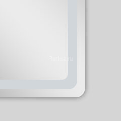 Зеркало AZARIO Dallas 800х700 с подсветкой, сенсорный выключатель с функцией диммера (AZ-Z-044-1CS)