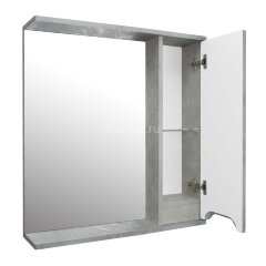 Зеркало-шкаф Loranto Florena 70 700х135х600 правый, светлый бетон (CS00086985)