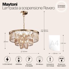 Подвесная люстра Maytoni MOD085PL-07BS