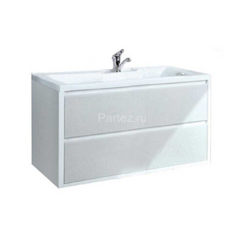 Тумба под раковину AQUATON РИМИНИ 80 подвесная, белая (1A226701RN010)