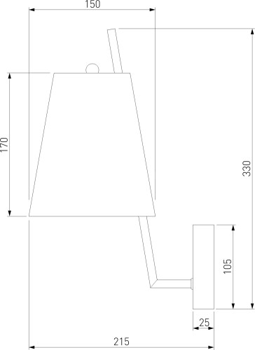 Бра Eurosvet 60173/1 латунь