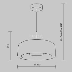 Подвесной светильник Maytoni MOD127PL-L6BR