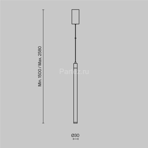 Подвесной светильник Maytoni P022PL-L20W3K