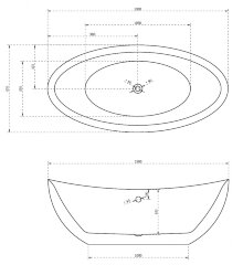 Акриловая ванна ABBER AB9248