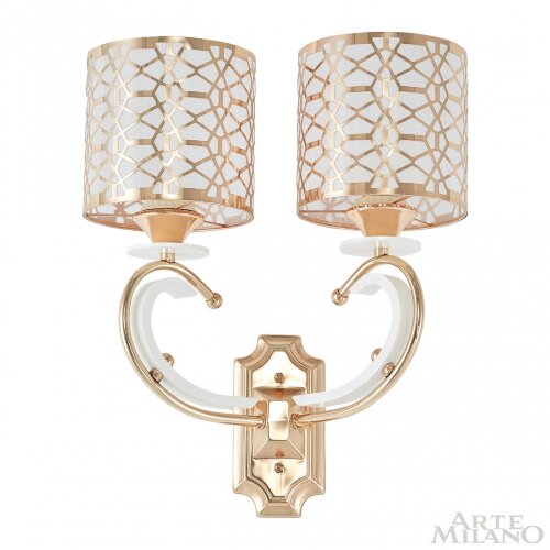 Бра Arte Milano 301237/2W Wh/Gd