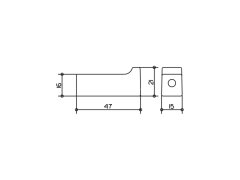 Крючок Keuco Edition 11, Хром (11114010000)