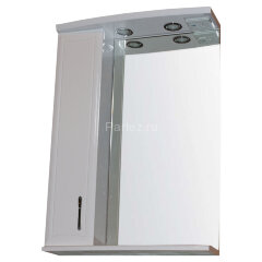 Зеркало-шкаф Loranto Коралл 58 левостороннее, 580х745х180