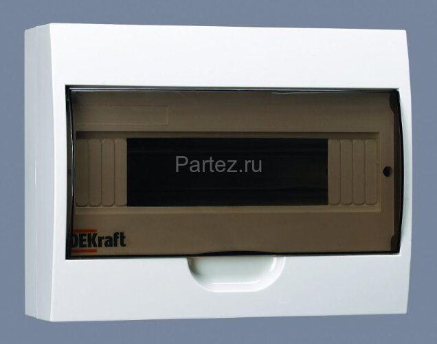 Корпус навесной ЩРН-П-12 12мод. IP41 пластик. DEKraft 31011DEK