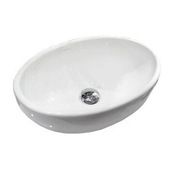 Раковина Sanita Luxe Ringo 530х340х15, белая (WB.CT/Ringo/53-N/WHT.G/S1)