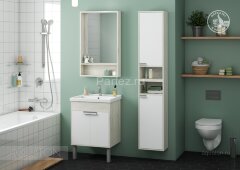 Тумба под раковину AQUATON подвесная, дуб крафт (1A237301FAX10)