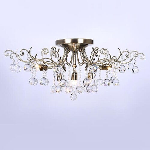 Потолочная люстра Eurosvet 10042/12 античная бронза