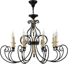 Подвесная люстра Maytoni H631-PL-08-B