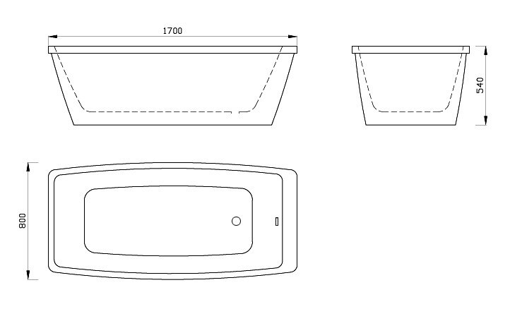 Акриловая ванна Gemy G9229
