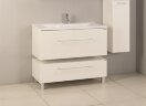 Тумба под раковину AQUATON Мадрид 100 М подвесная, белая (1A126901MA010)