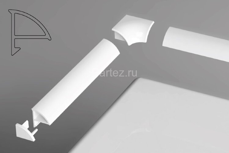 Декоративная планка Ravak 6/1100 белая (XB441100001)