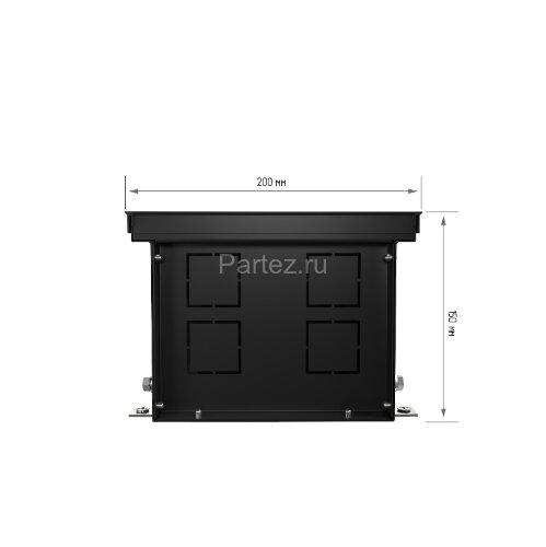 Конвектор внутрипольный Royal Thermo ATRIUM-150/200/800-DG-U-LB