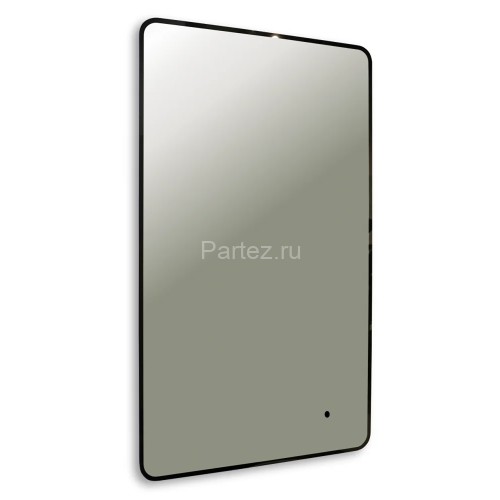 Зеркало AZARIO INCANTO 600х1000 бесконтактный сенсорный выключатель, подсветка с диммером, цвет черн