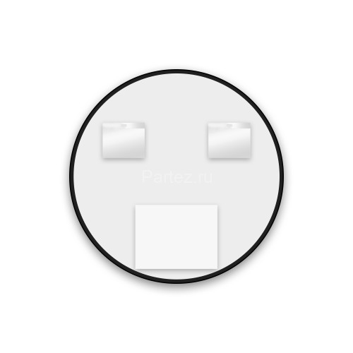 Зеркало AZARIO Valencia D600 с подсветкой, сенсорный выключатель с функцией диммера, смена цвета, ал