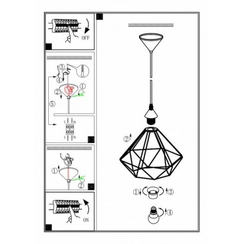 Подвесной светильник Eglo 94188