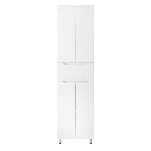 Пенал Loranto Палермо 480х305х1940 напольный, белый (CS00090467)