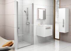 Душевая дверь Ravak CHROME распашная 90.5х195, цвет профиля хром, толщина полотна 6мм универсальная