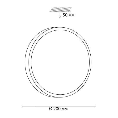 Настенно-потолочный светильник Sonex 3014/AL