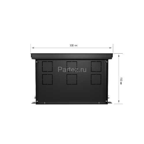 Конвектор внутрипольный Royal Thermo ATRIUM-190/300/2600-DG-U-LB