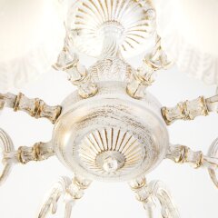 Потолочная люстра Eurosvet 60107/8 белый с золотом