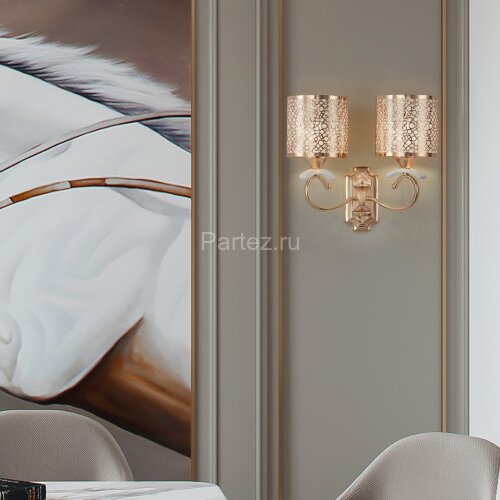 Бра Arte Milano 309787/2W Wh/Gd