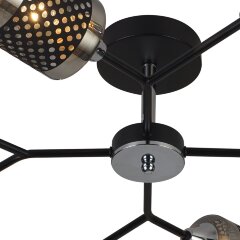 Потолочная люстра Reluce 01405-3.3-08B BK+CR