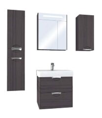 Тумба под раковину AQUATON СИЛЬВА 60 напольная, Дуб Макиато (1A211801SIW50)