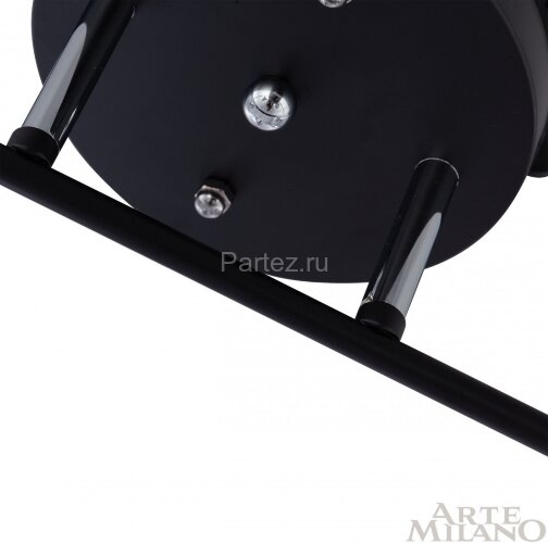 Потолочная люстра Arte Milano 322403/5 BK+CR