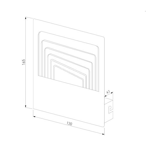 Настенный светильник Elektrostandard MRL LED 1024 белый