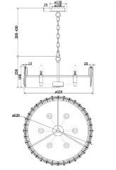 Подвесная люстра Maytoni MOD043PL-06CH