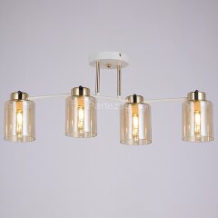 Потолочная люстра ILLUMICO IL6111-4COU-79 WH GD Qui