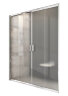 Душевая дверь Ravak Blix раздвижная 161х190, толщина полотна 6мм универсальная, цвет профиля хром
