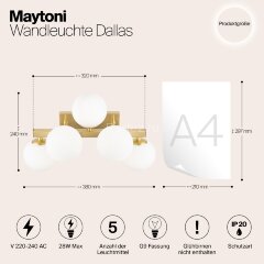 Бра Maytoni MOD547WL-05BS