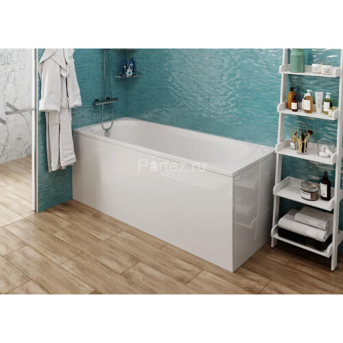 Ванна акриловая VAGNERPLAST KASANDRA прямоугольная, 180х70 см, белая (VPBA187KAS2X-04)