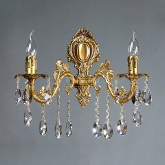 Бра Ambiente 2118/2 AB Honey Leaf