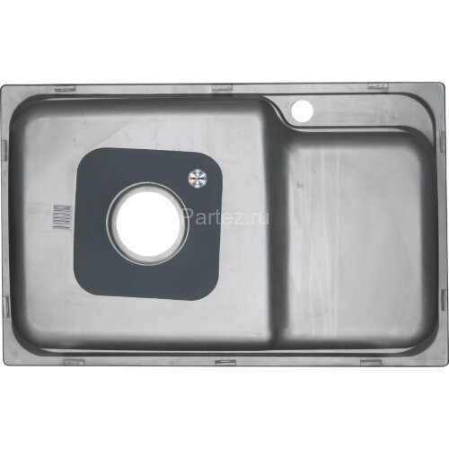 Мойка 7245 R MELANA 0,8/180 1,5-я чаша врезная прямоугольная c корзиной с сифоном (224 tb *8)