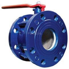 Кран шаровой 11с67пСУФ DN125/100 PN1,6 ст20