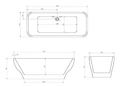 Акриловая ванна ABBER AB9220
