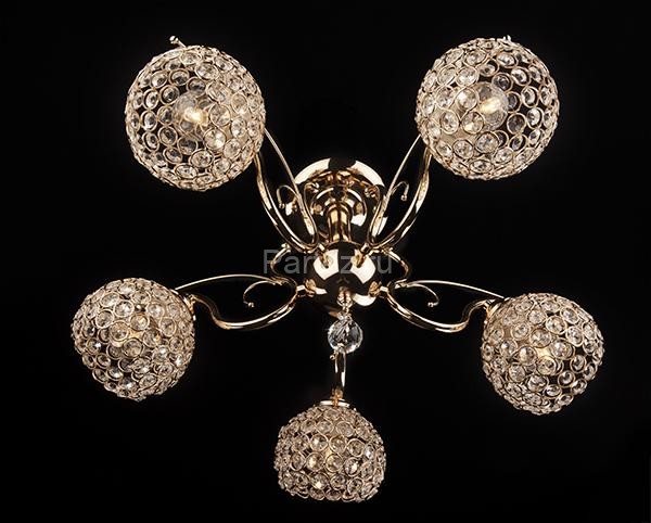 Потолочная люстра Eurosvet 7777/5 золото