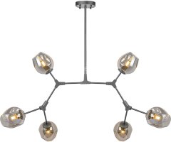 Потолочная люстра AM Group LOFT-6 BK
