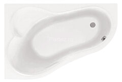Ванна акриловая Santek Ибица 150х100, левосторонняяя, белая