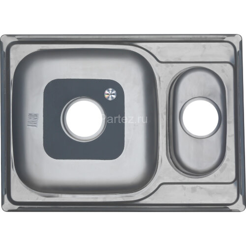 Мойка 6950S U MELANA 0,6/160 1,5-я чаша врезная прямоугольная с сифоном (227S t *10)